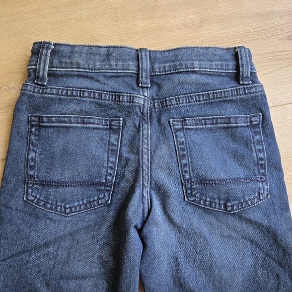 Cat & Jack Dark Wash Little Kid size 7 Adjustable Blue Jeans EUC - Picture 9 of 9
